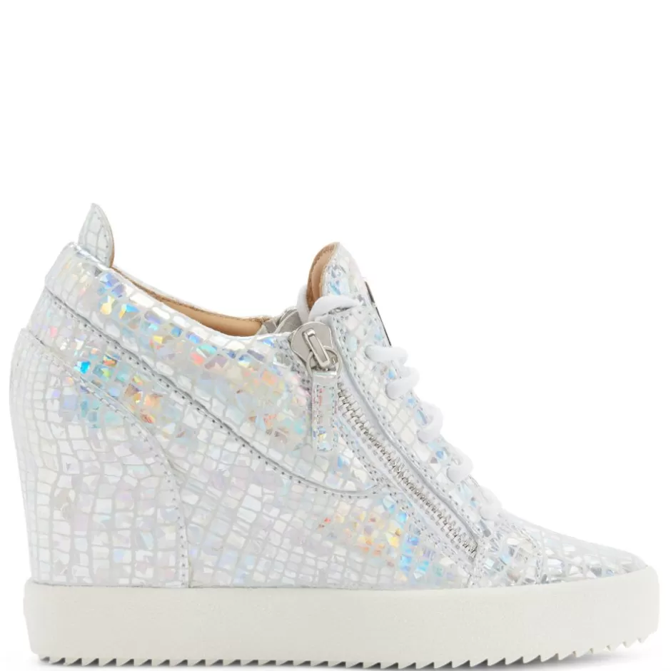 Giuseppe Zanotti Sneakers*Addywedge Kaleido Silver