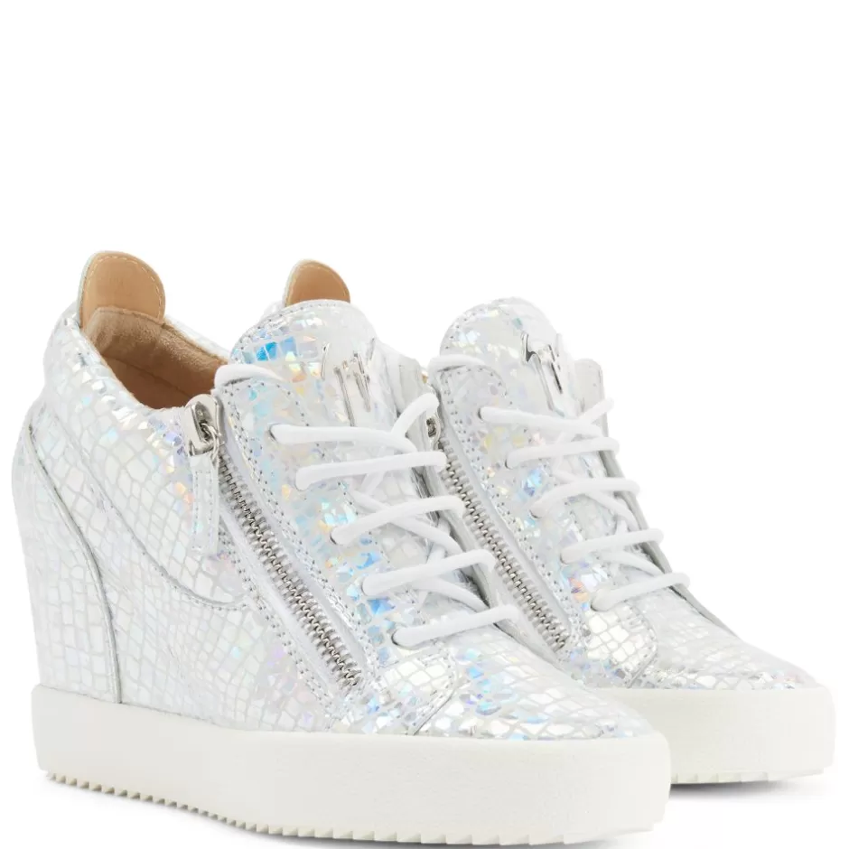 Giuseppe Zanotti Sneakers*Addywedge Kaleido Silver