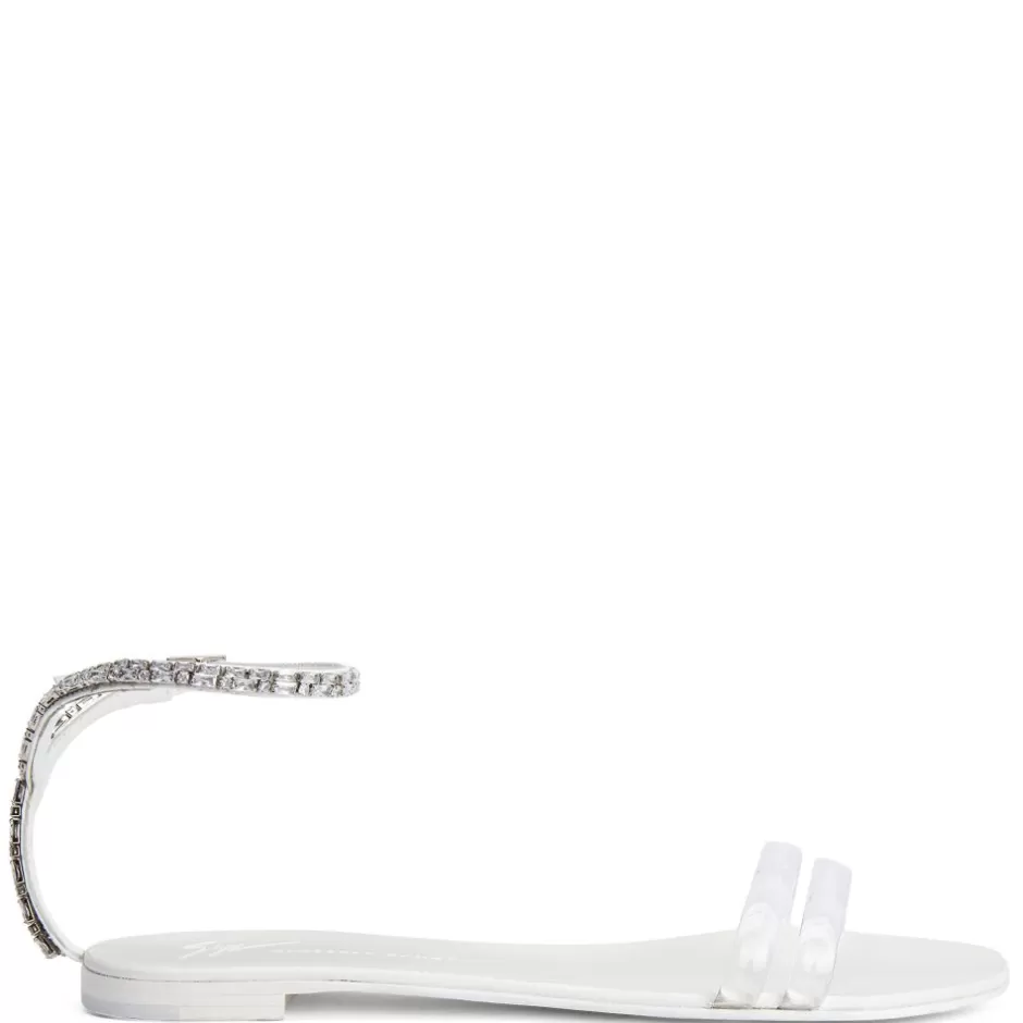 Giuseppe Zanotti Flats*Agathe Plexi White