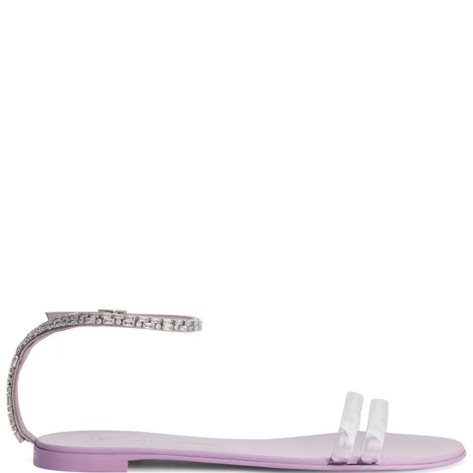 Giuseppe Zanotti Flats*Agathe Plexi Pink