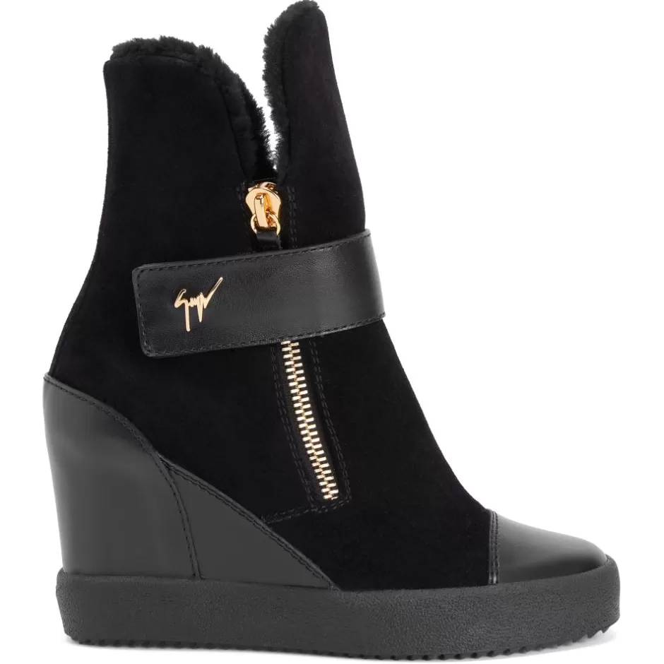 Giuseppe Zanotti Sneakers*Aleta Wedge Black