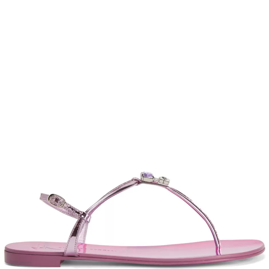 Giuseppe Zanotti Flats*Alphonsine Pink