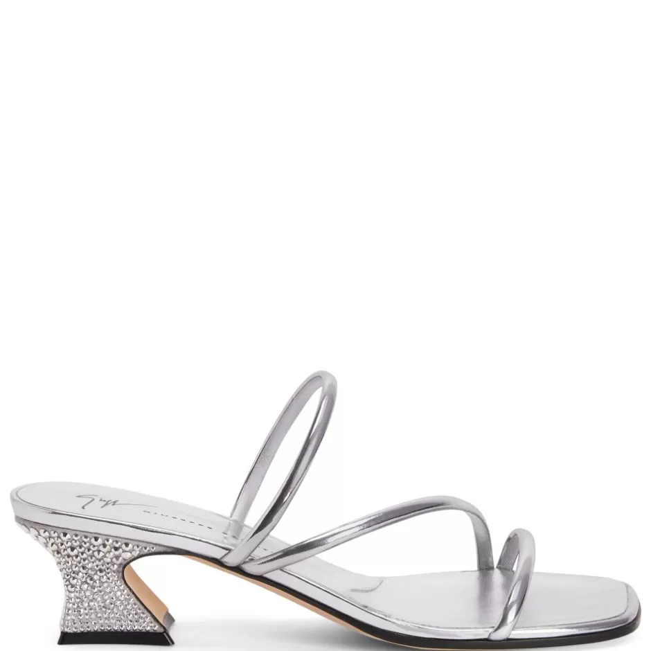 Giuseppe Zanotti Sandals*Aude Strass Silver