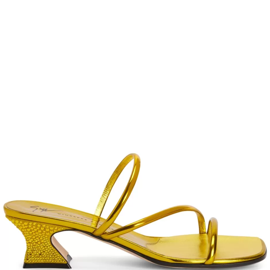 Giuseppe Zanotti Sandals*Aude Strass Yellow