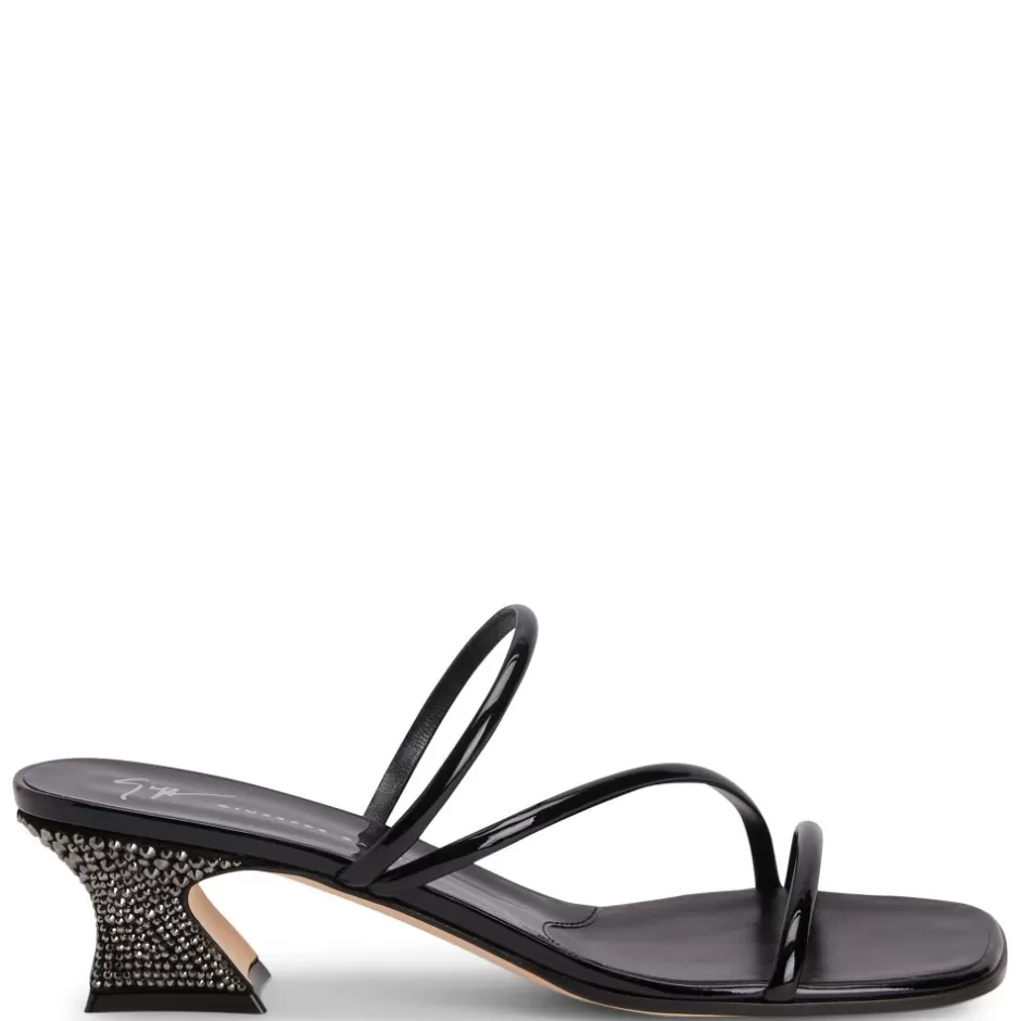 Giuseppe Zanotti Sandals*Aude Strass Black