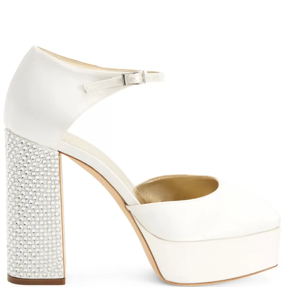 Giuseppe Zanotti Sandals*Bebe Pixel White