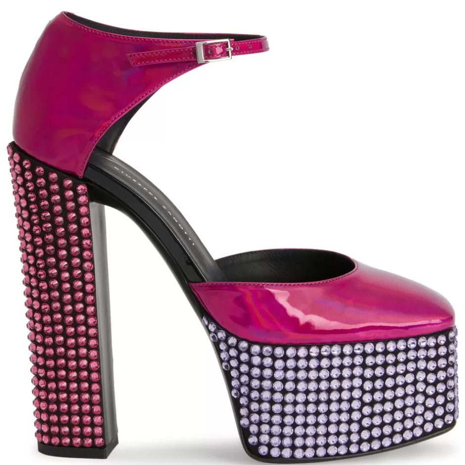 Giuseppe Zanotti Sandals*Bebe Strass Pink