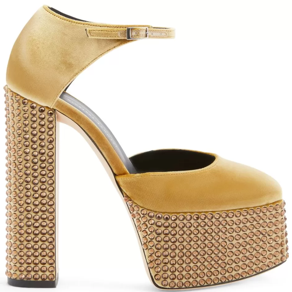 Giuseppe Zanotti Sandals*Bebe Strass Gold