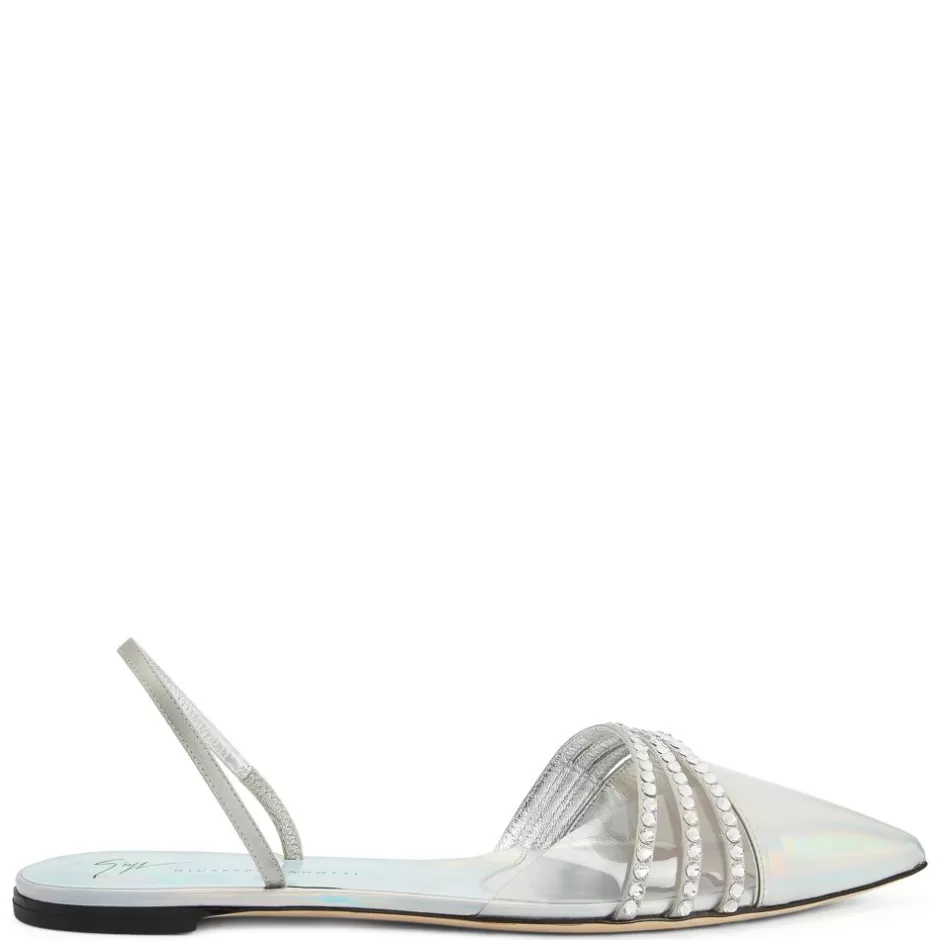 Giuseppe Zanotti Flats*Claralie Silver