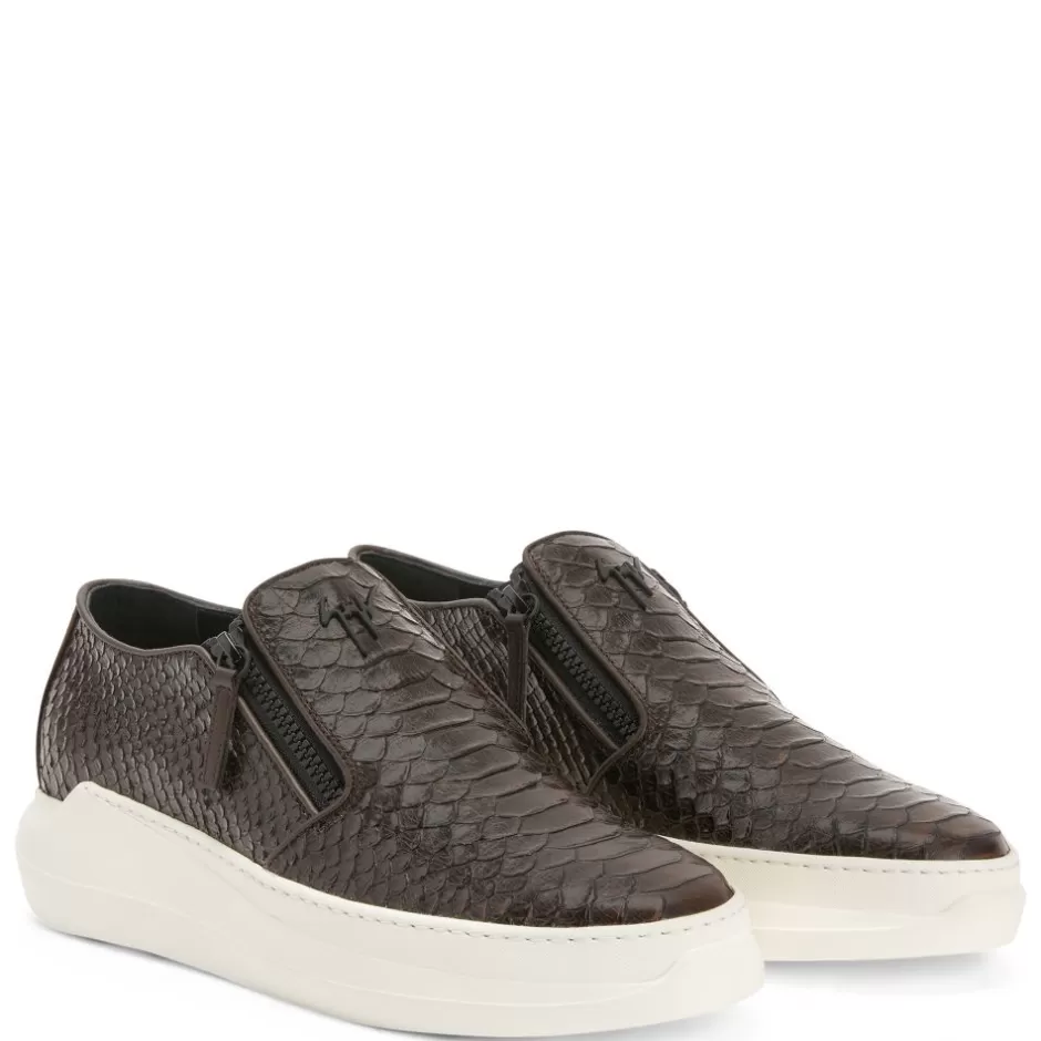 Giuseppe Zanotti Shoes*Conley Zip Brown