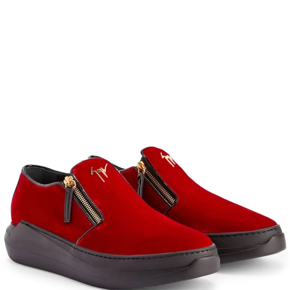 Giuseppe Zanotti Shoes*Conley Zip Red