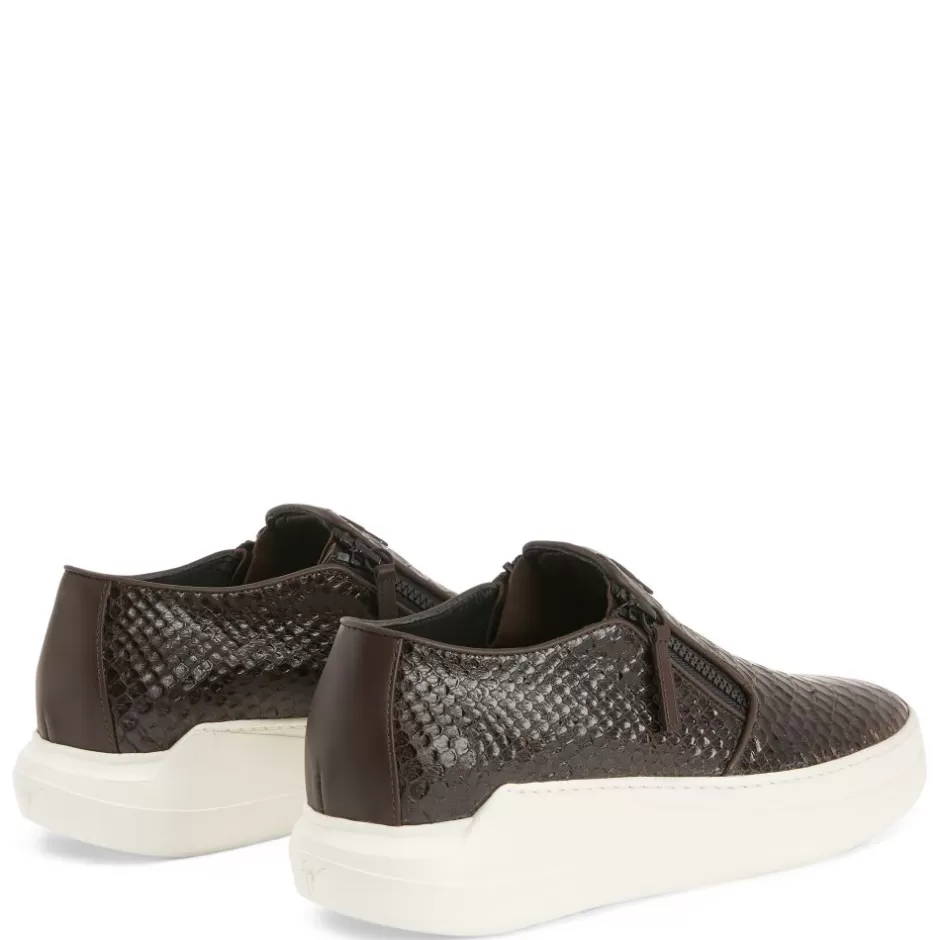 Giuseppe Zanotti Shoes*Conley Zip Brown