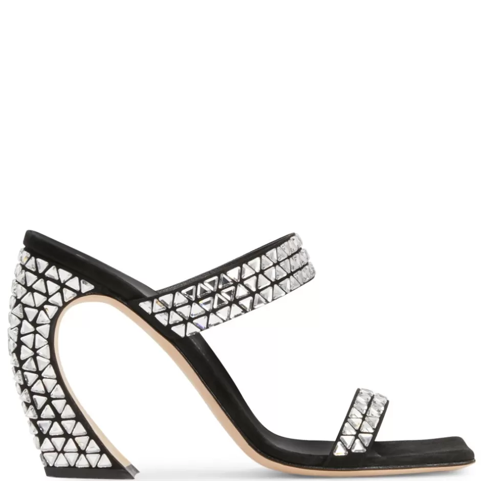 Giuseppe Zanotti Sandals*Flaminia Glare Black