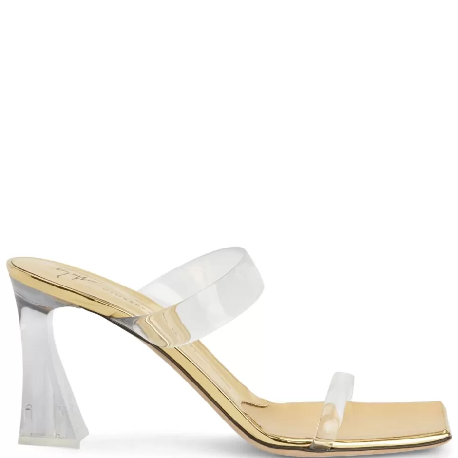 Giuseppe Zanotti Sandals*Flaminia Plexi Gold