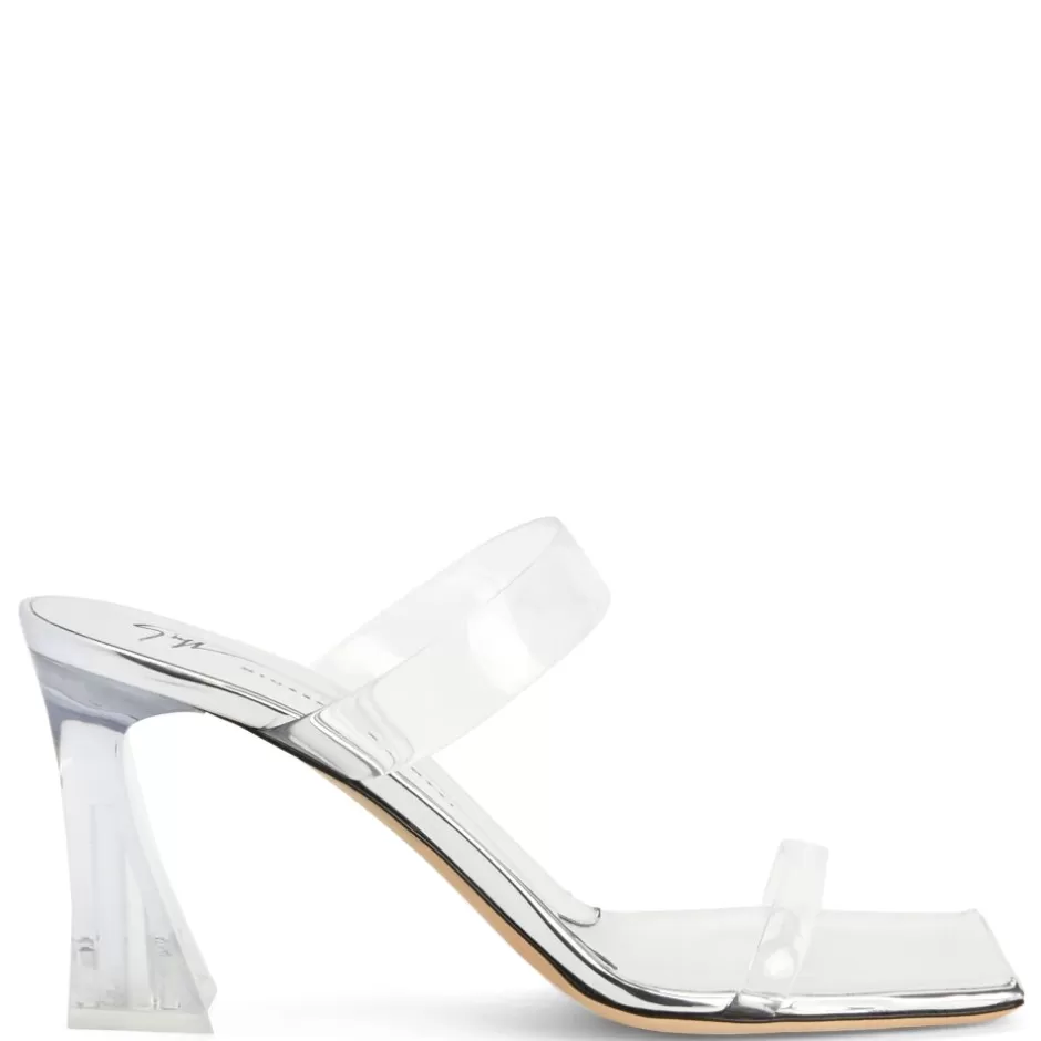 Giuseppe Zanotti Sandals*Flaminia Plexi Silver