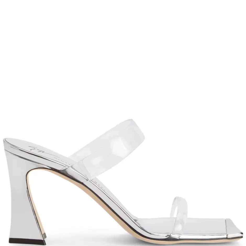 Giuseppe Zanotti Sandals*Flaminia Plexi Silver