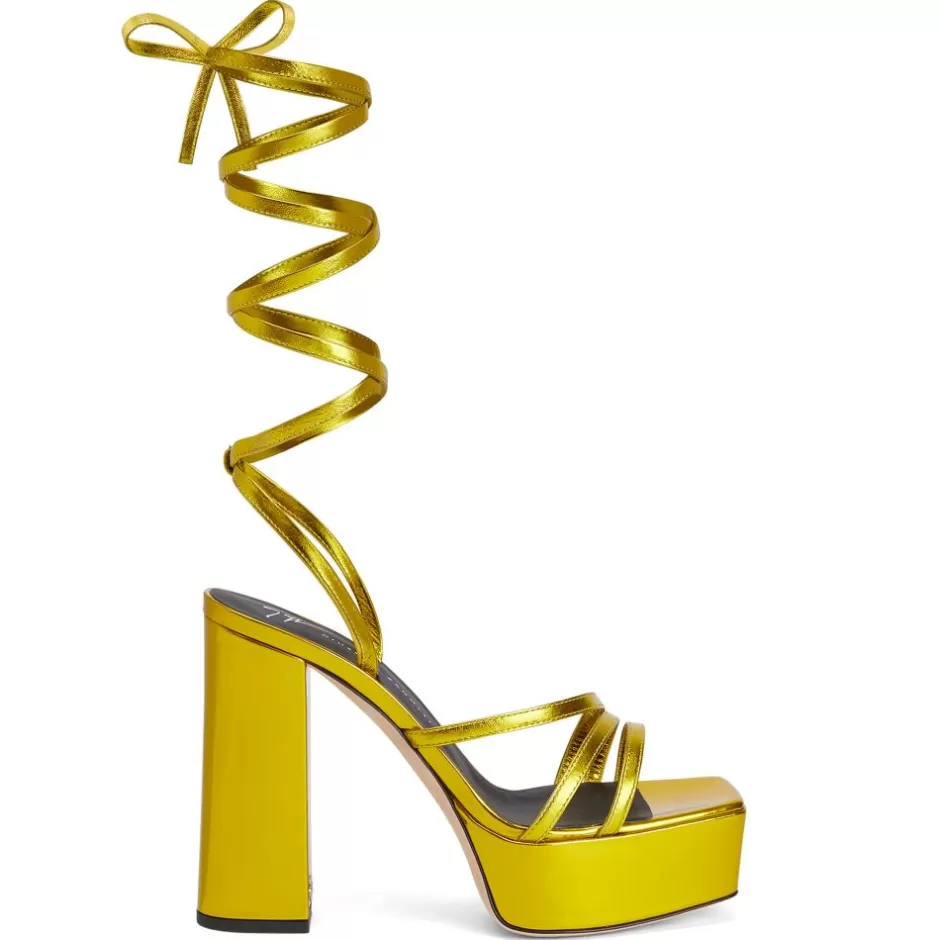 Giuseppe Zanotti Sandals*Flavienne Yellow