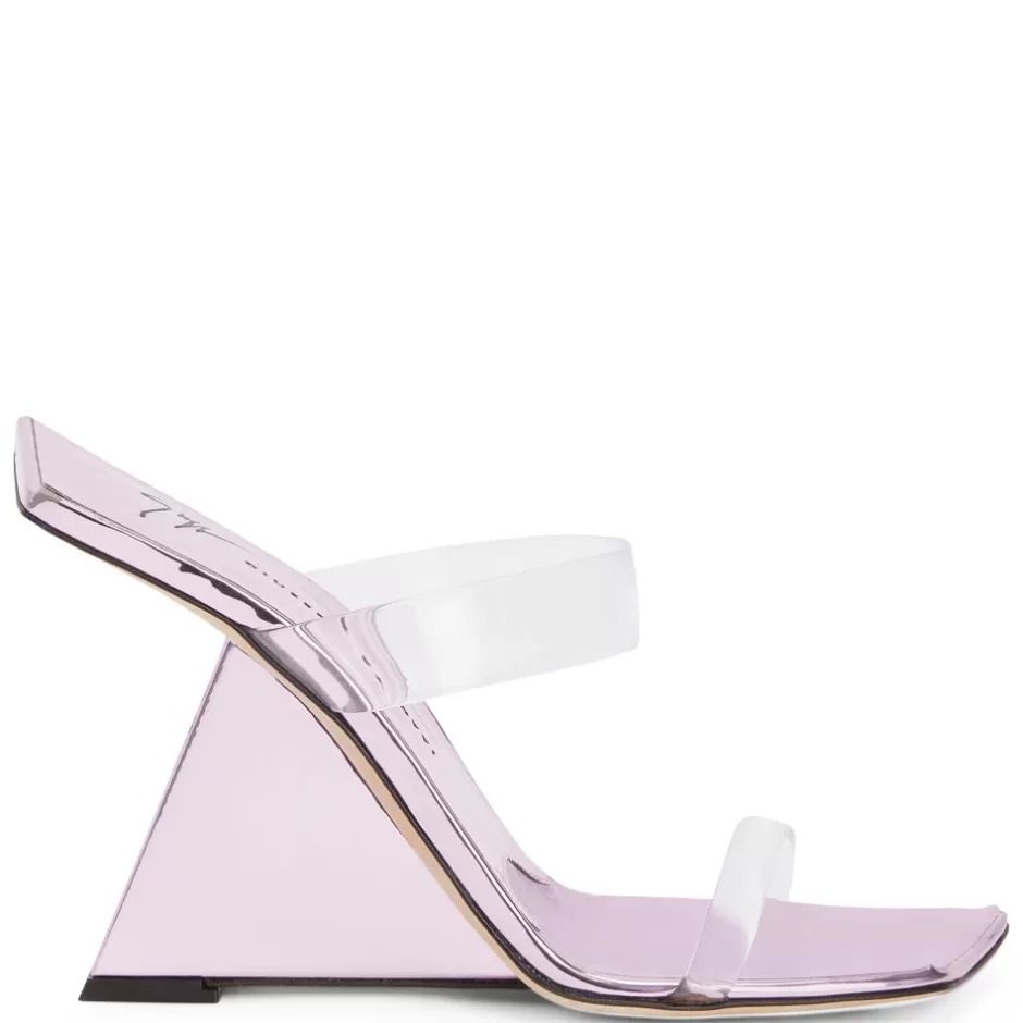 Giuseppe Zanotti Sandals*Florance Plexi Pink