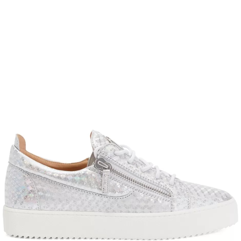 Giuseppe Zanotti Sneakers*Frankie Kaleido Silver