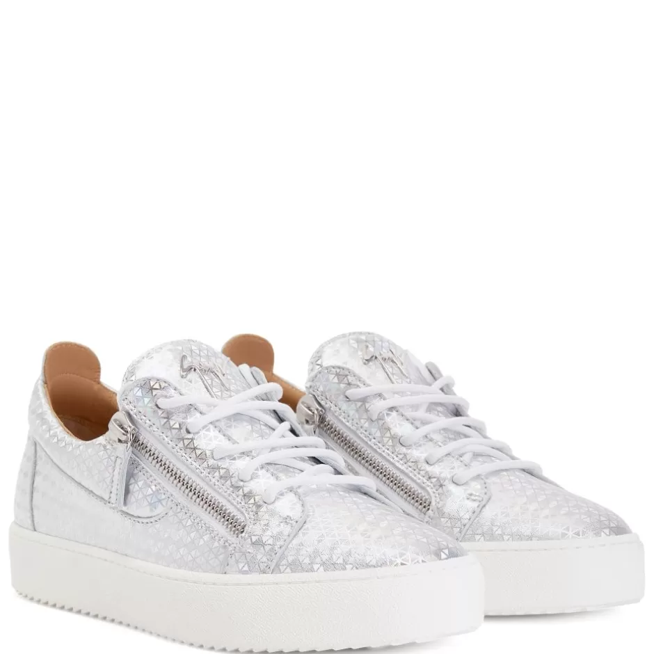 Giuseppe Zanotti Sneakers*Frankie Kaleido Silver