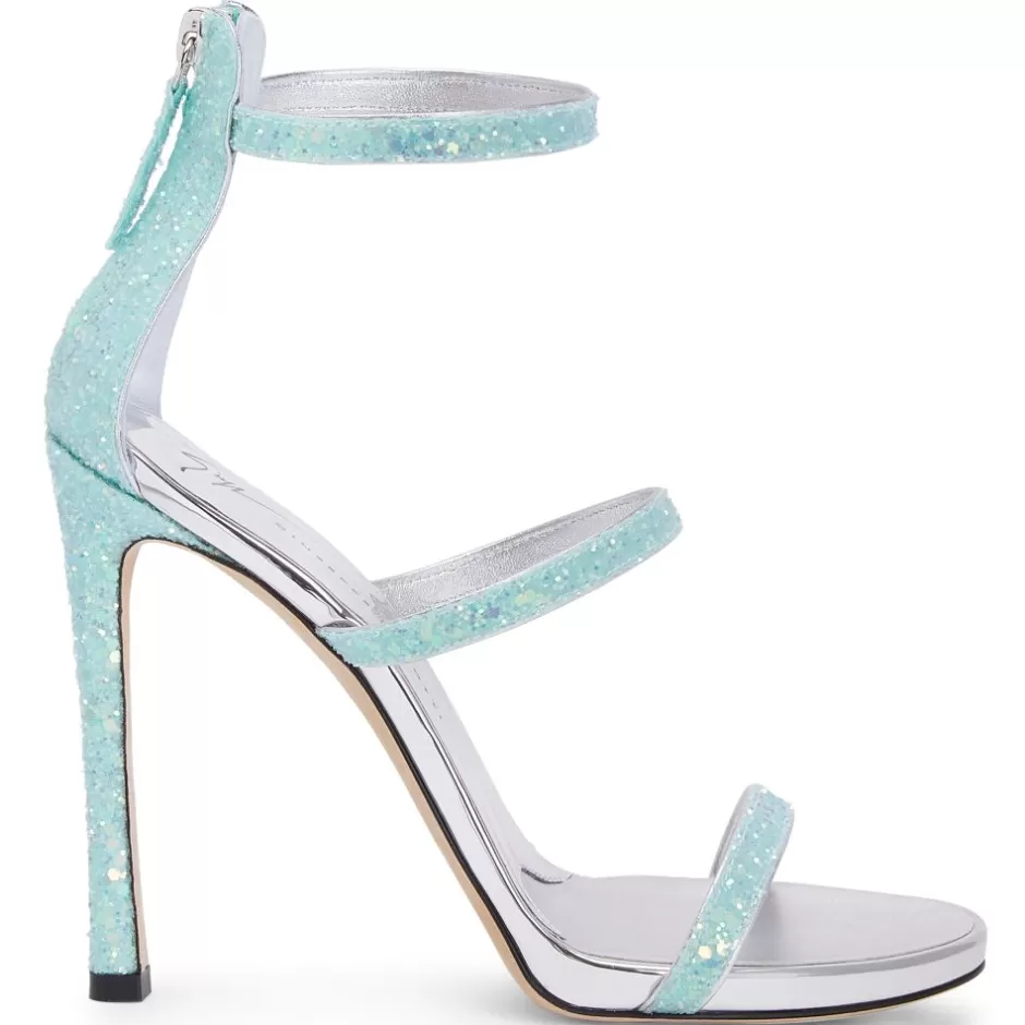 Giuseppe Zanotti Sandals*Harmony Glitter Green