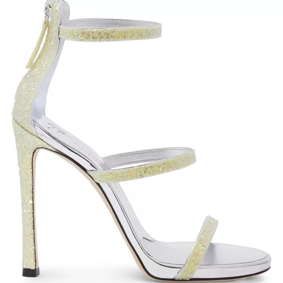 Giuseppe Zanotti Sandals*Harmony Glitter Yellow