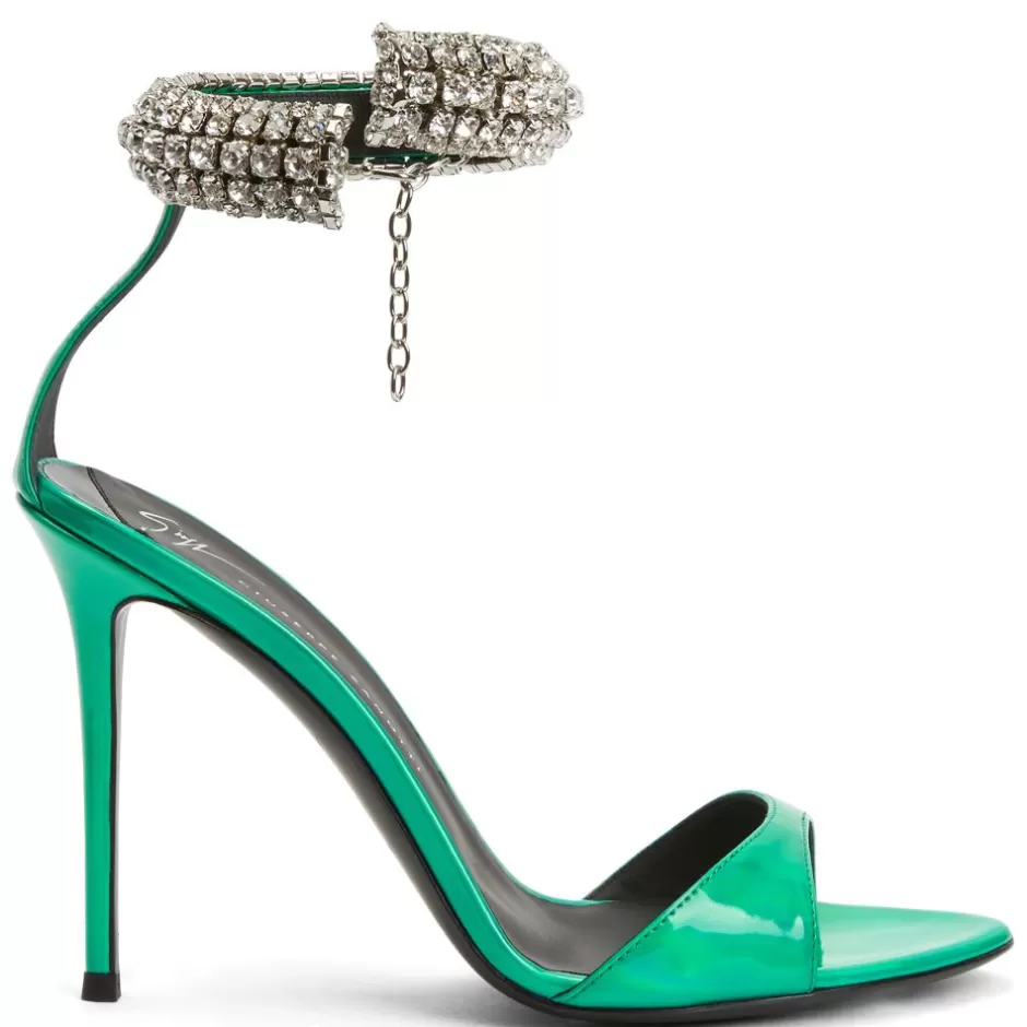 Giuseppe Zanotti Sandals*Intriigo Bijoux Green