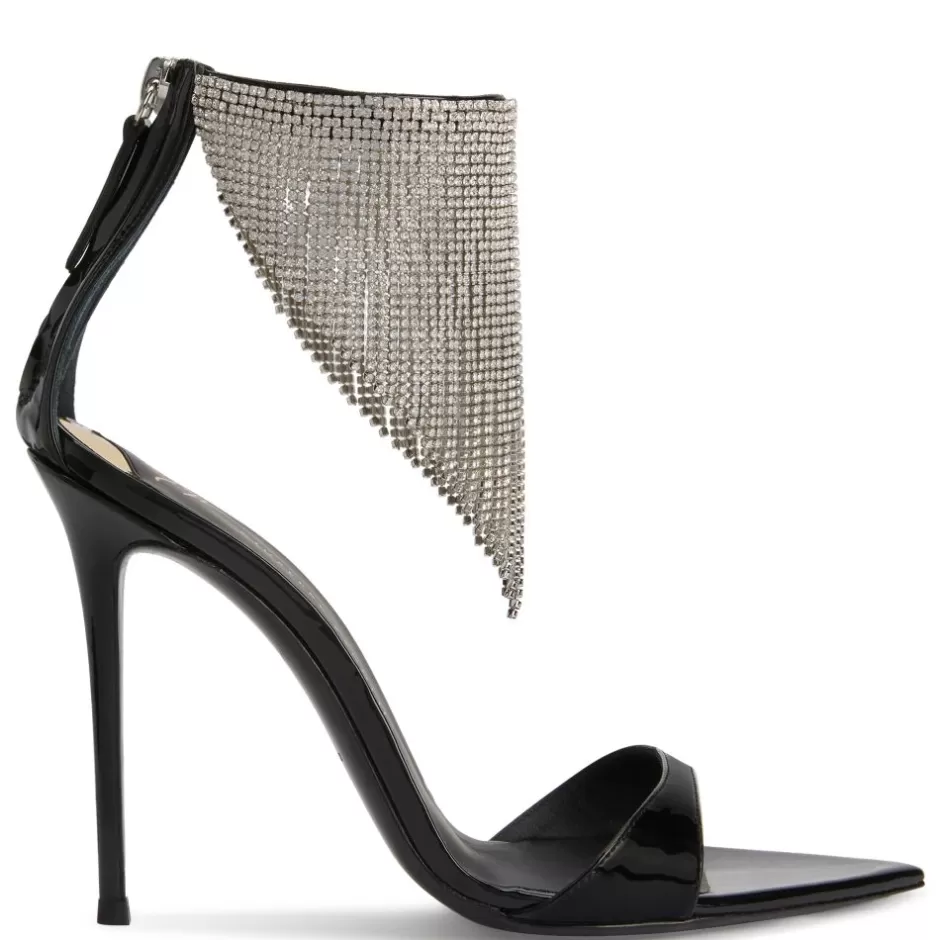 Giuseppe Zanotti Sandals*Intriigo Crystal Black