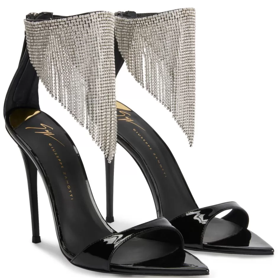 Giuseppe Zanotti Sandals*Intriigo Crystal Black