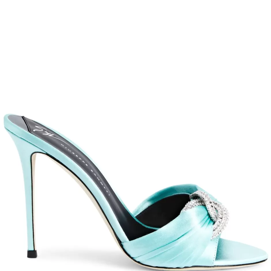 Giuseppe Zanotti Sandals*Intriigo Knot Blue