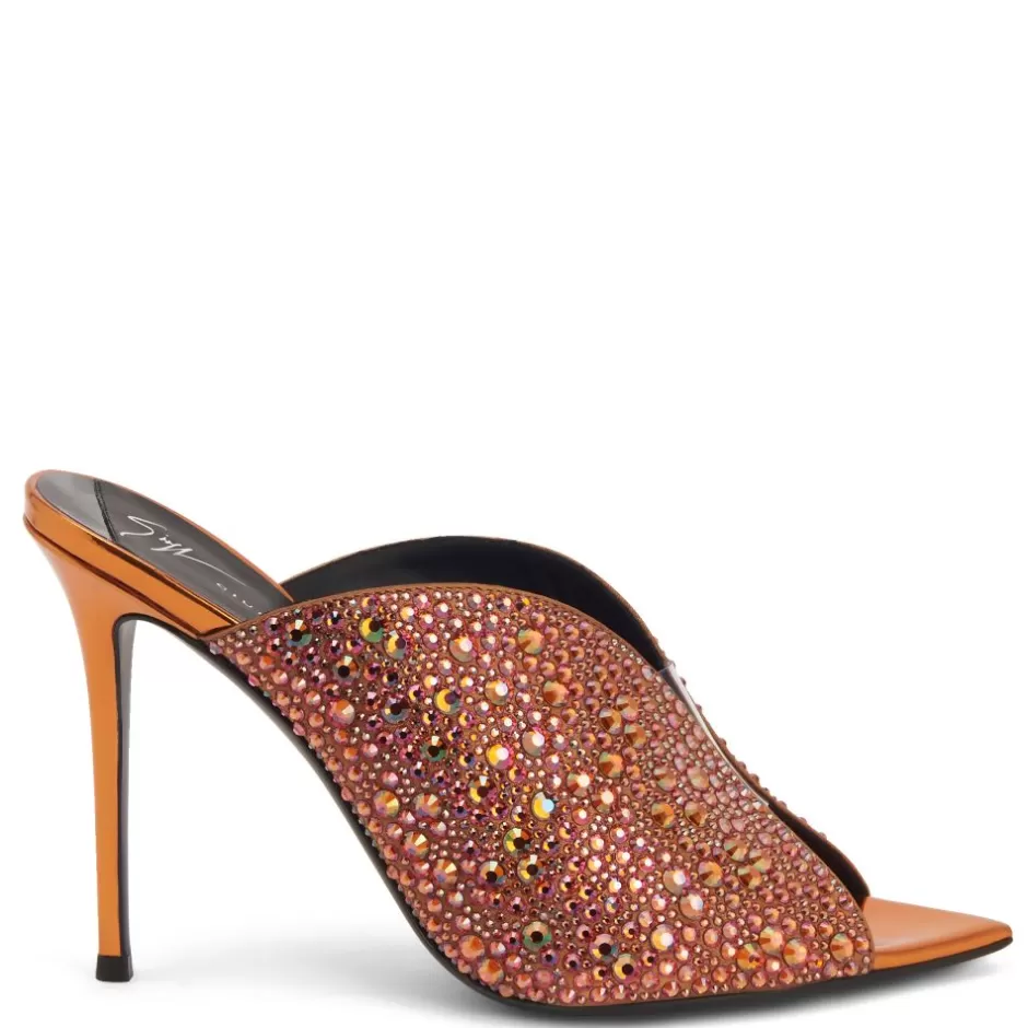 Giuseppe Zanotti Sandals*Intriigo Sparkle Bronze