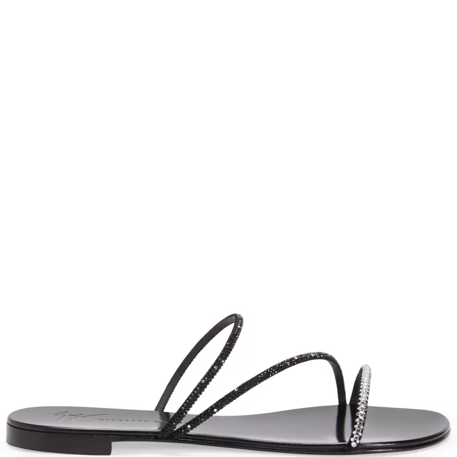 Giuseppe Zanotti Flats*Julianne Flat Black