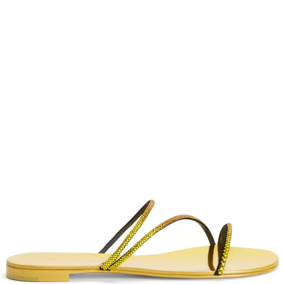 Giuseppe Zanotti Flats*Julianne Flat Yellow