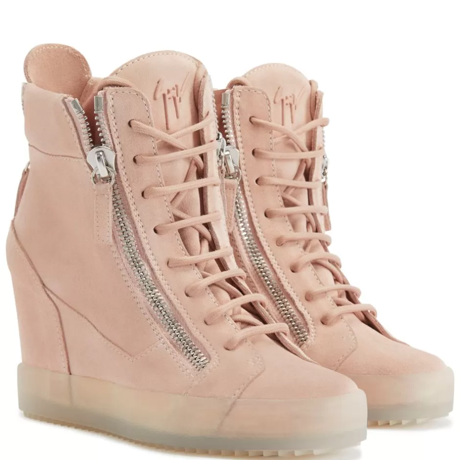 Giuseppe Zanotti Sneakers*Kriss Wedge Pink