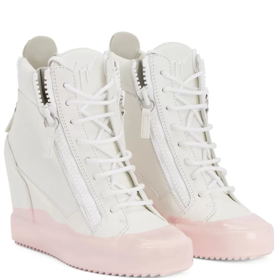 Giuseppe Zanotti Sneakers*Kriss Wedge White