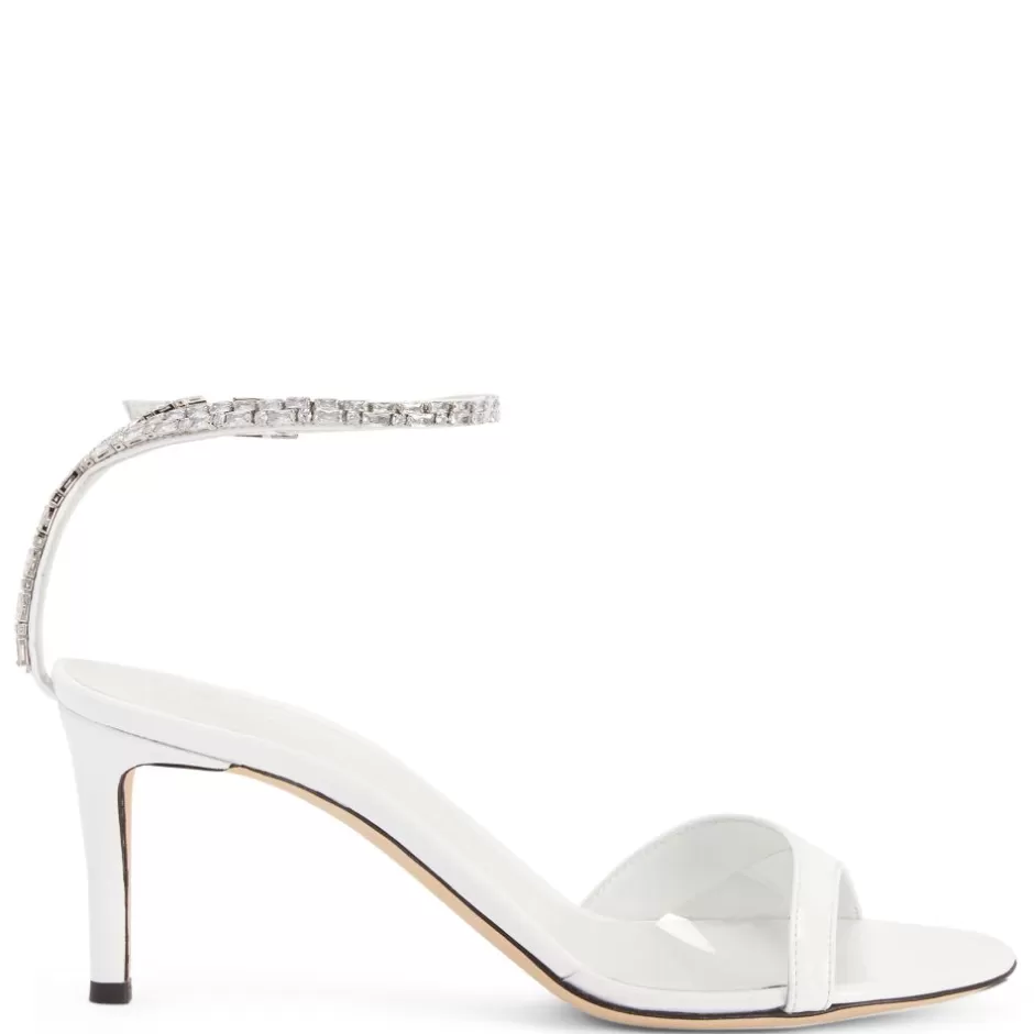 Giuseppe Zanotti Sandals*Leeah Crystal White