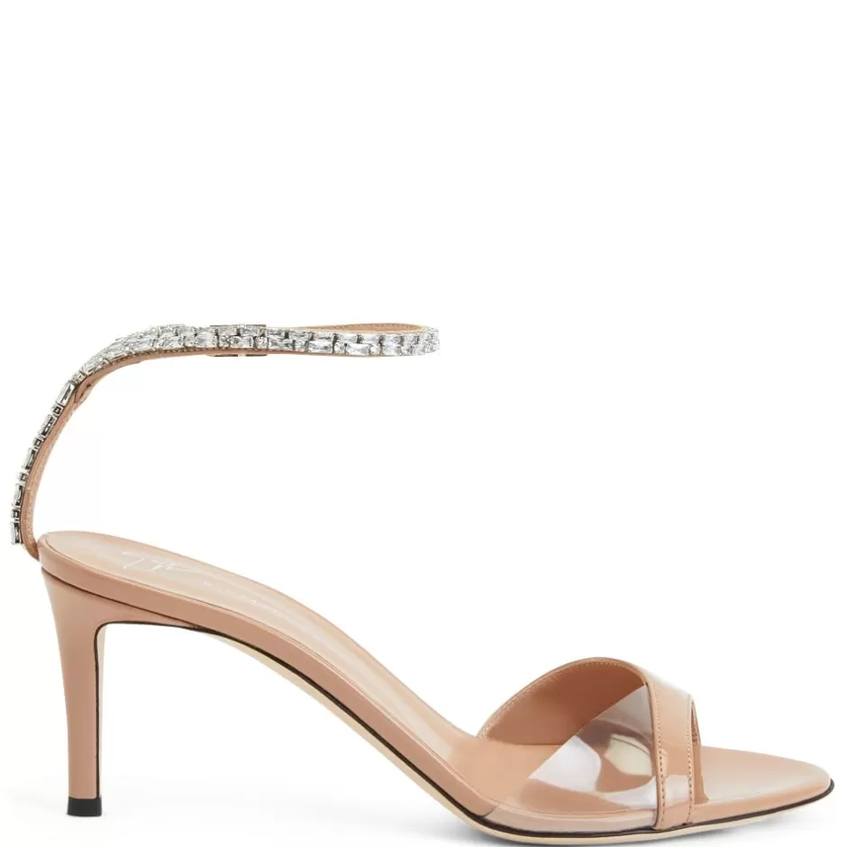 Giuseppe Zanotti Sandals*Leeah Crystal Pink