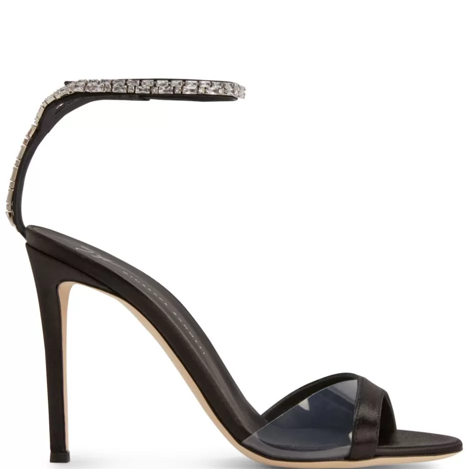 Giuseppe Zanotti Sandals*Leeah Crystal Black