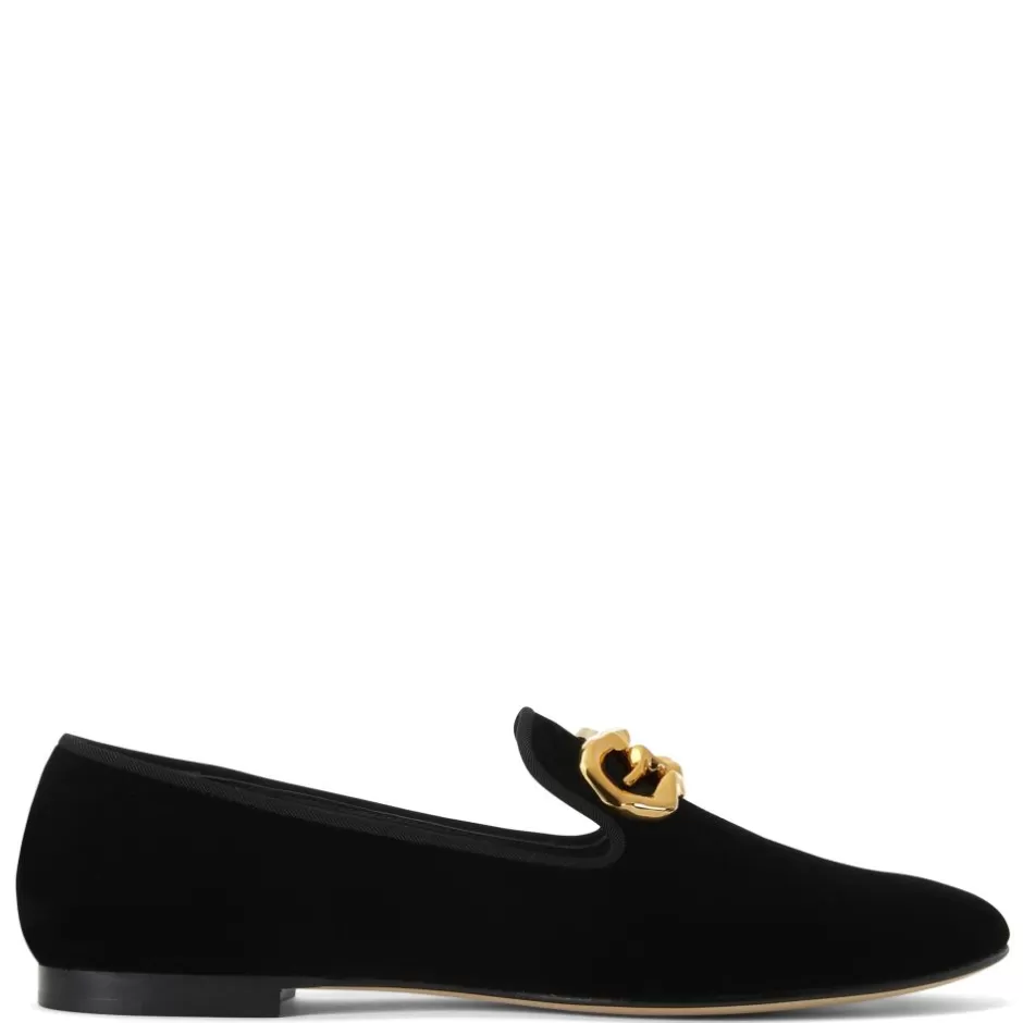 Giuseppe Zanotti Flats*Leopoldin Black