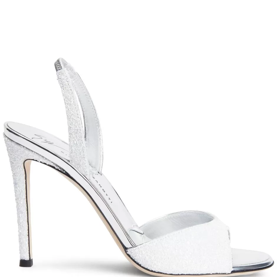 Giuseppe Zanotti Sandals*Lilibeth Glitter White