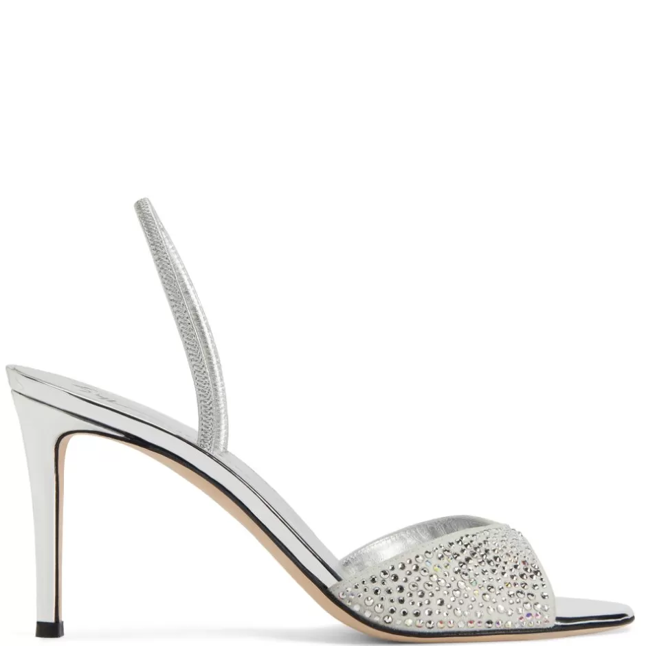 Giuseppe Zanotti Sandals*Lilibeth Starlight Silver