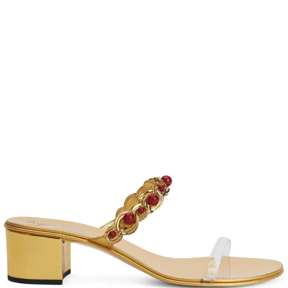 Giuseppe Zanotti Flats*Marguerithe Gold