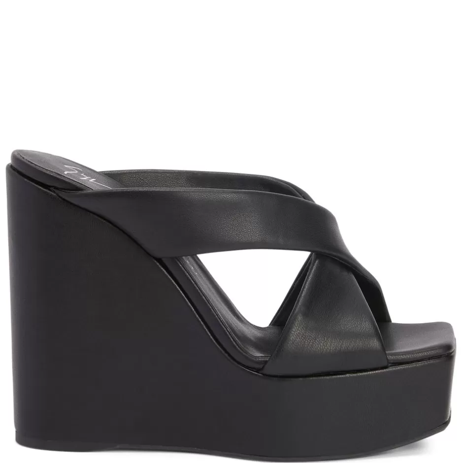 Giuseppe Zanotti Sandals*Meissa Cross Black