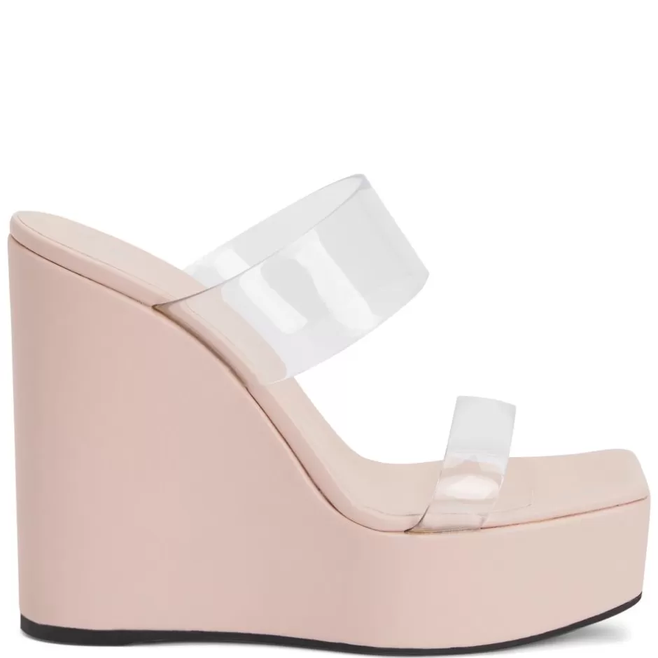 Giuseppe Zanotti Sandals*Meissa Plexi Pink