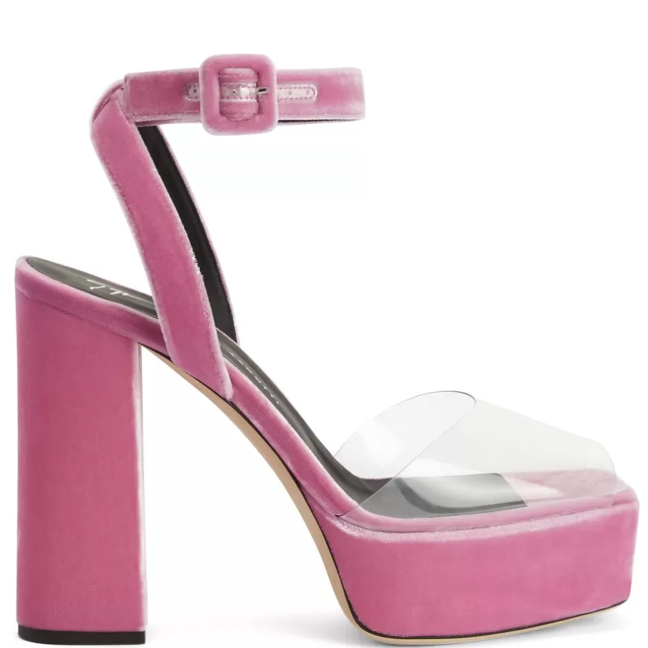 Giuseppe Zanotti Sandals*New Betty Plexi Pink