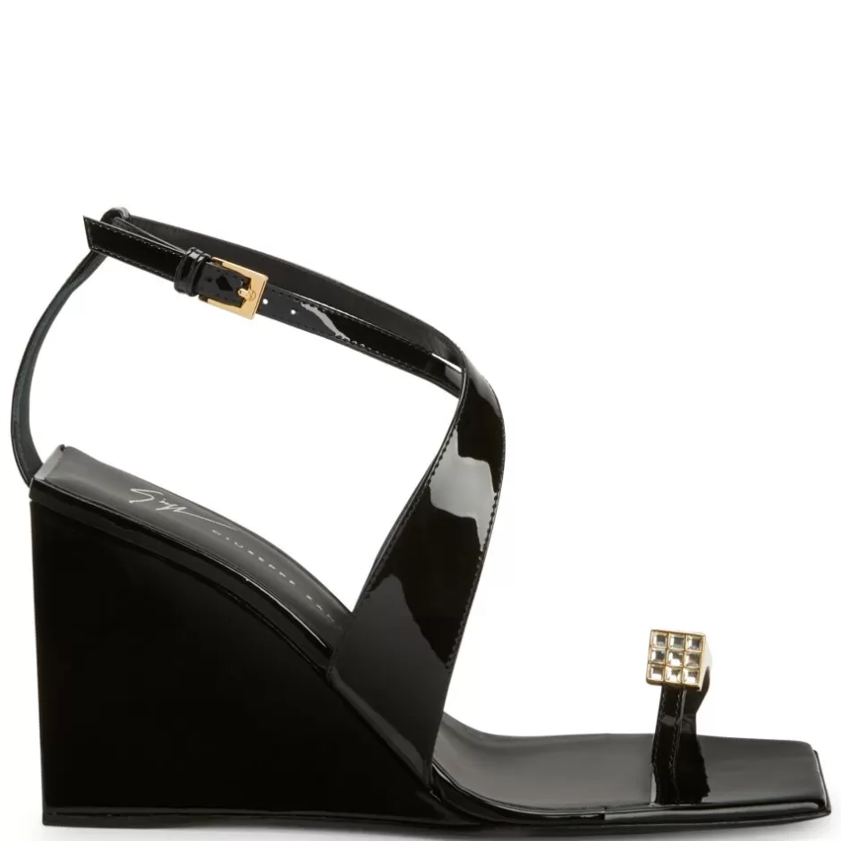 Giuseppe Zanotti Sandals*Nihao Ring Black