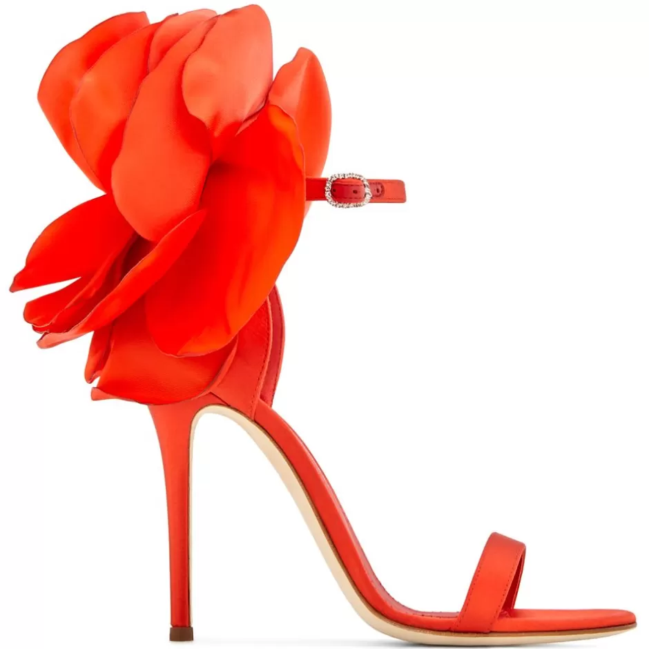 Giuseppe Zanotti Sandals*Peony Red