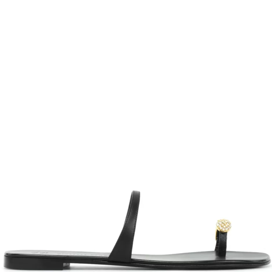 Giuseppe Zanotti Flats*Ring Black