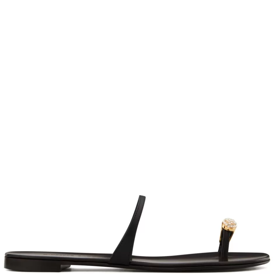 Giuseppe Zanotti Flats*Ring Black