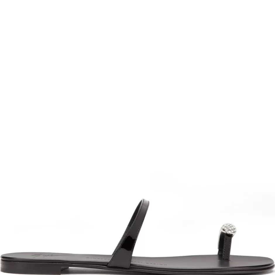 Giuseppe Zanotti Flats*Ring Black